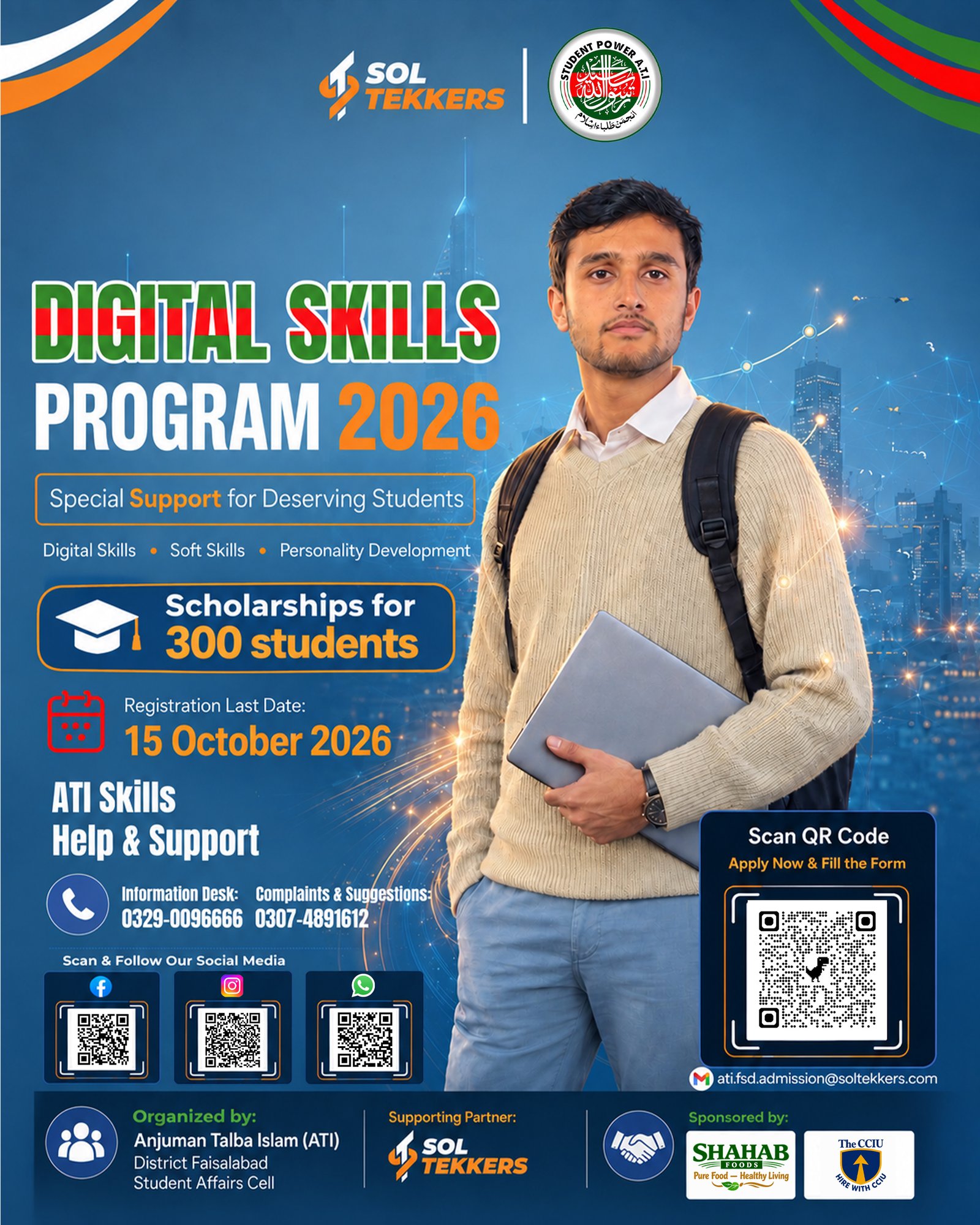 Soltekers Digital Skills Program 2026 poster